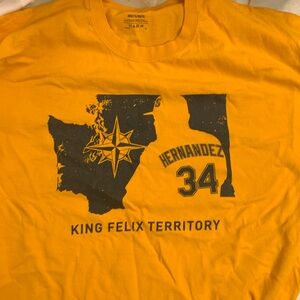 Mariners Felix Hernandez commemorative t shirt